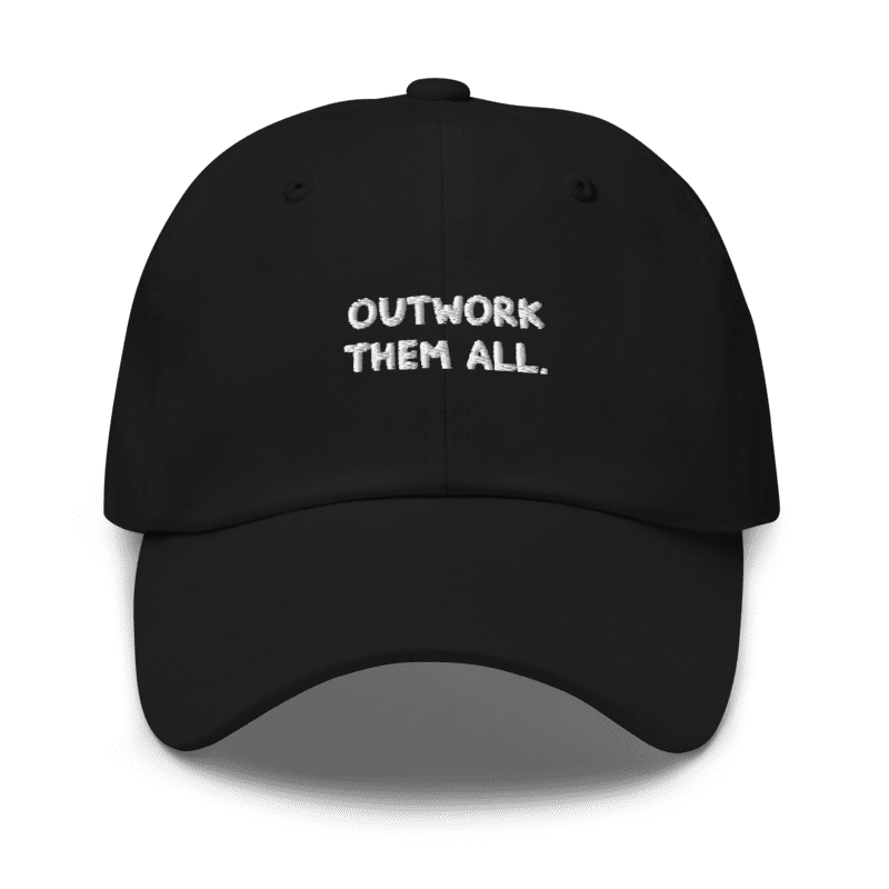 Hat urban style – casquette tendance Outwork Them All - Black