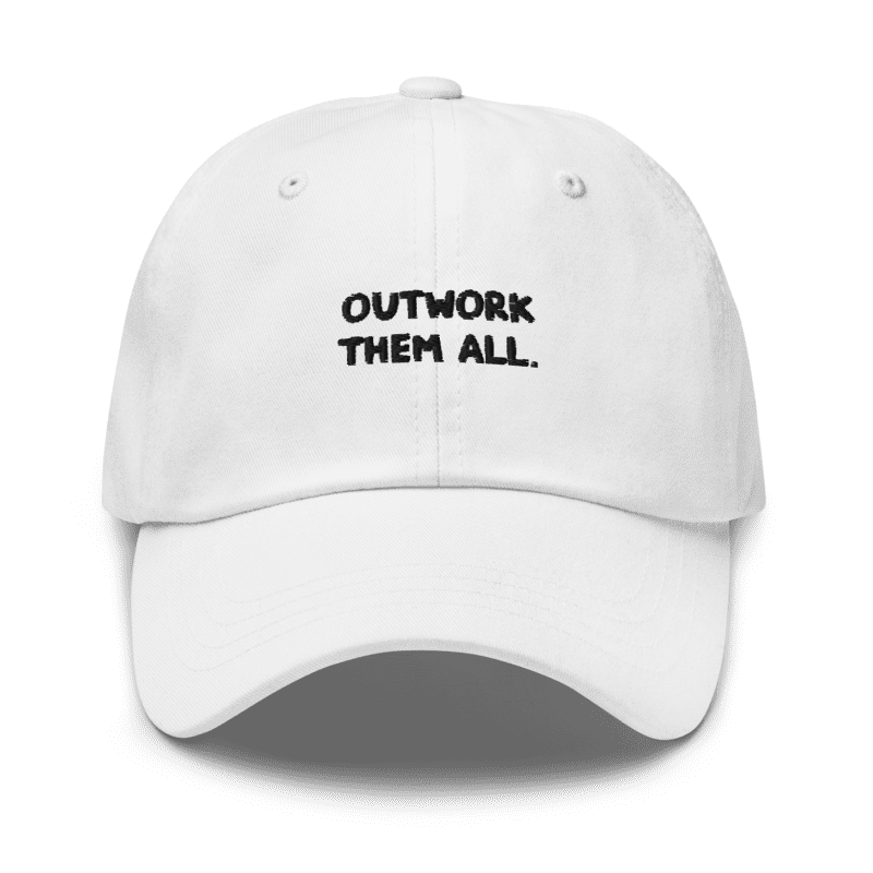 Hat urban style – casquette tendance Outwork Them All - White
