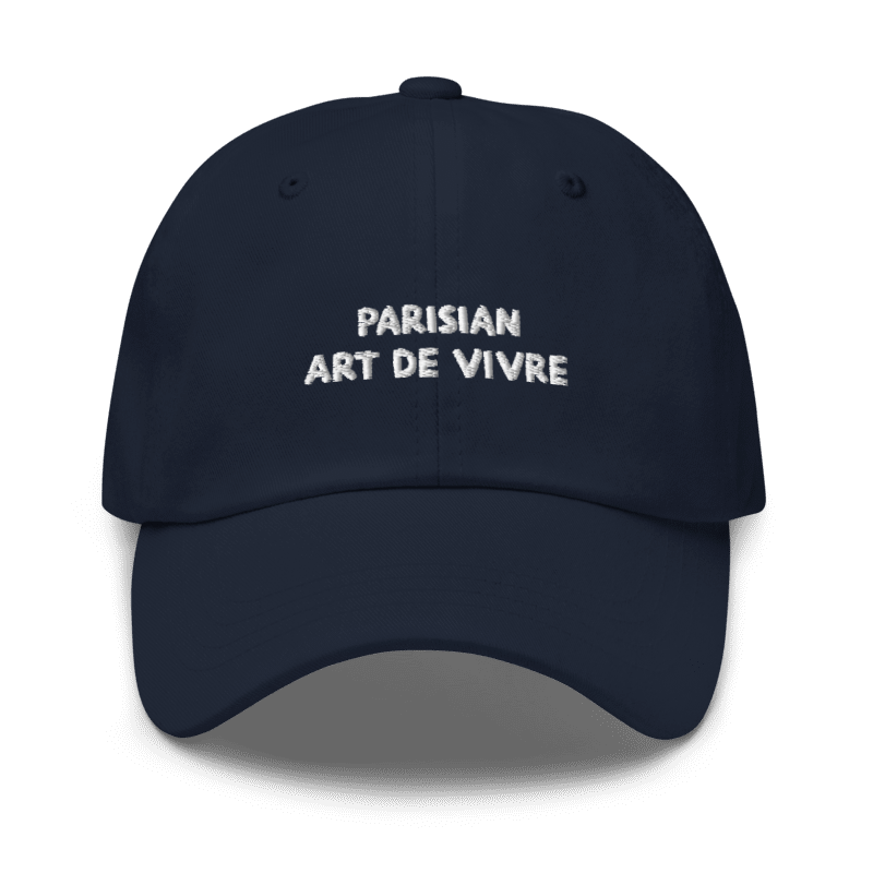 Casquette Parisian Art de Vivre – dad cap chic urbain - Navy