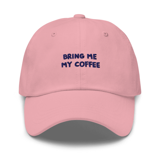 Casquette Bring Me My Coffee – style casual avec slogan humoristique 