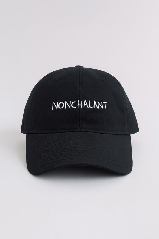 casquette streetwear brodée Nonchalant vue de face