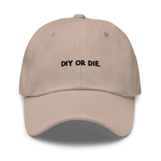Casquette DIY or Die – dad cap streetwear esprit maker