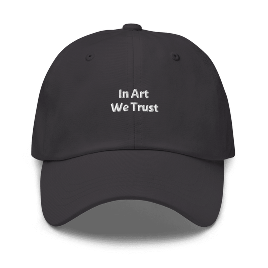 Casquette In Art We Trust – accessoire streetwear pour amateurs d’art - Noir