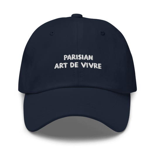 Casquette Parisian Art de Vivre – dad cap chic urbain - Navy